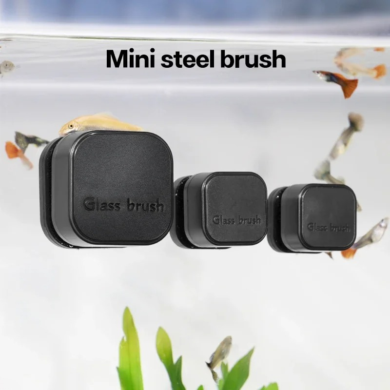 Planted Aquarium Tools - Мини-квадратная магнитная щетка, очиститель для аквариумного
