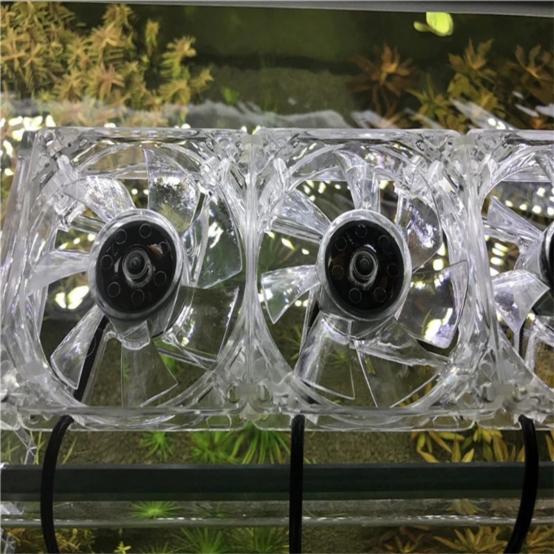Planted Aquarium Water Temperature - Прозрачный мини-вентилятор 110V~240V с креплением-клипсой для