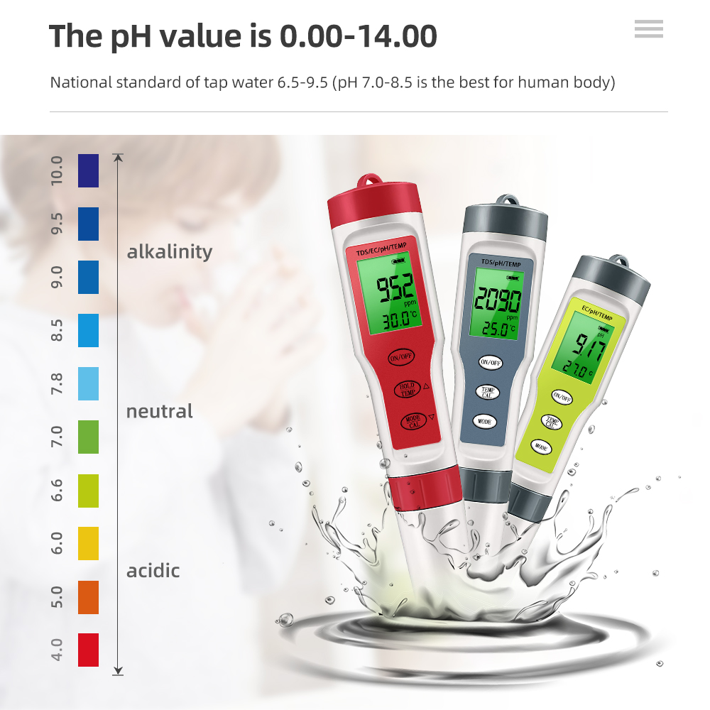 Planted Aquarium Test Kit - Цифровой тестер контроля качества воды TDS