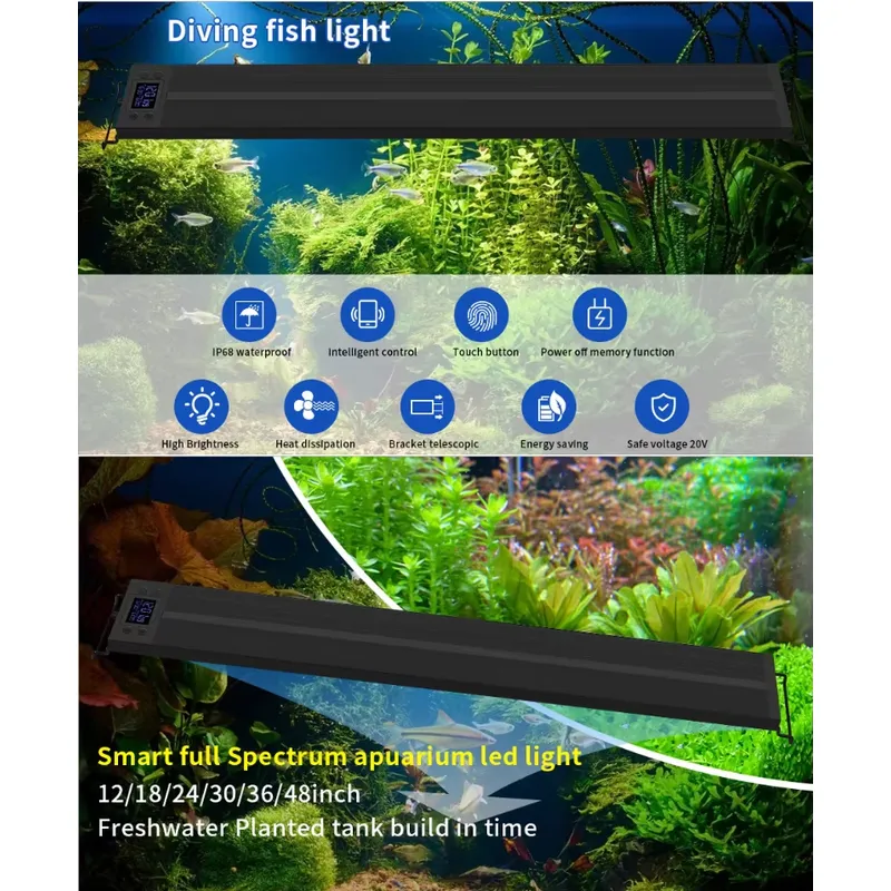 Светодиодная лампа для аквариу – обзор и цена Planted Aquarium Hours