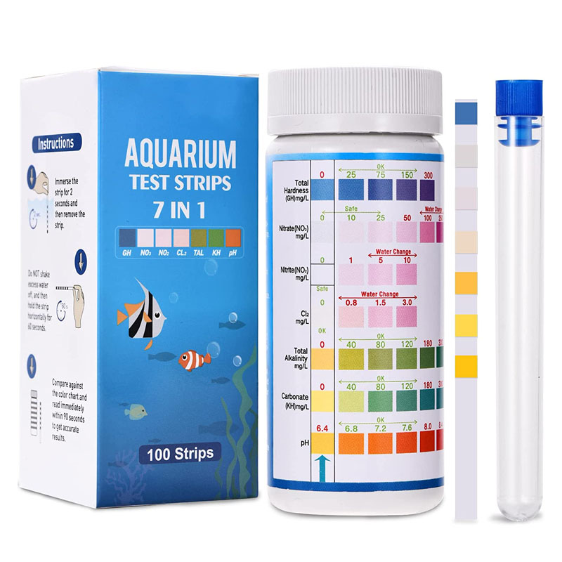 7-в-1 тест-полоски для аквариу – обзор и цена Planted Aquarium Test Kit